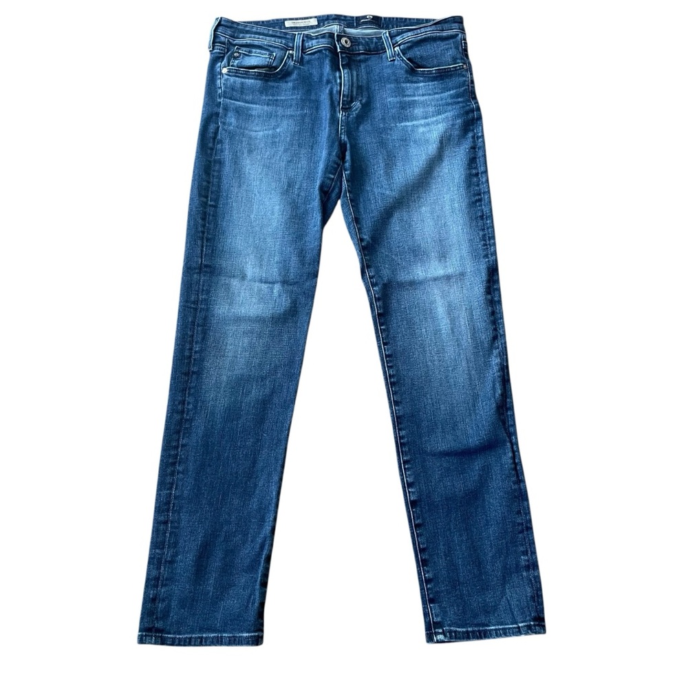 AG Adriano Goldschmeid The Stevie Petite Slim Straight Jeans.  Size 31P